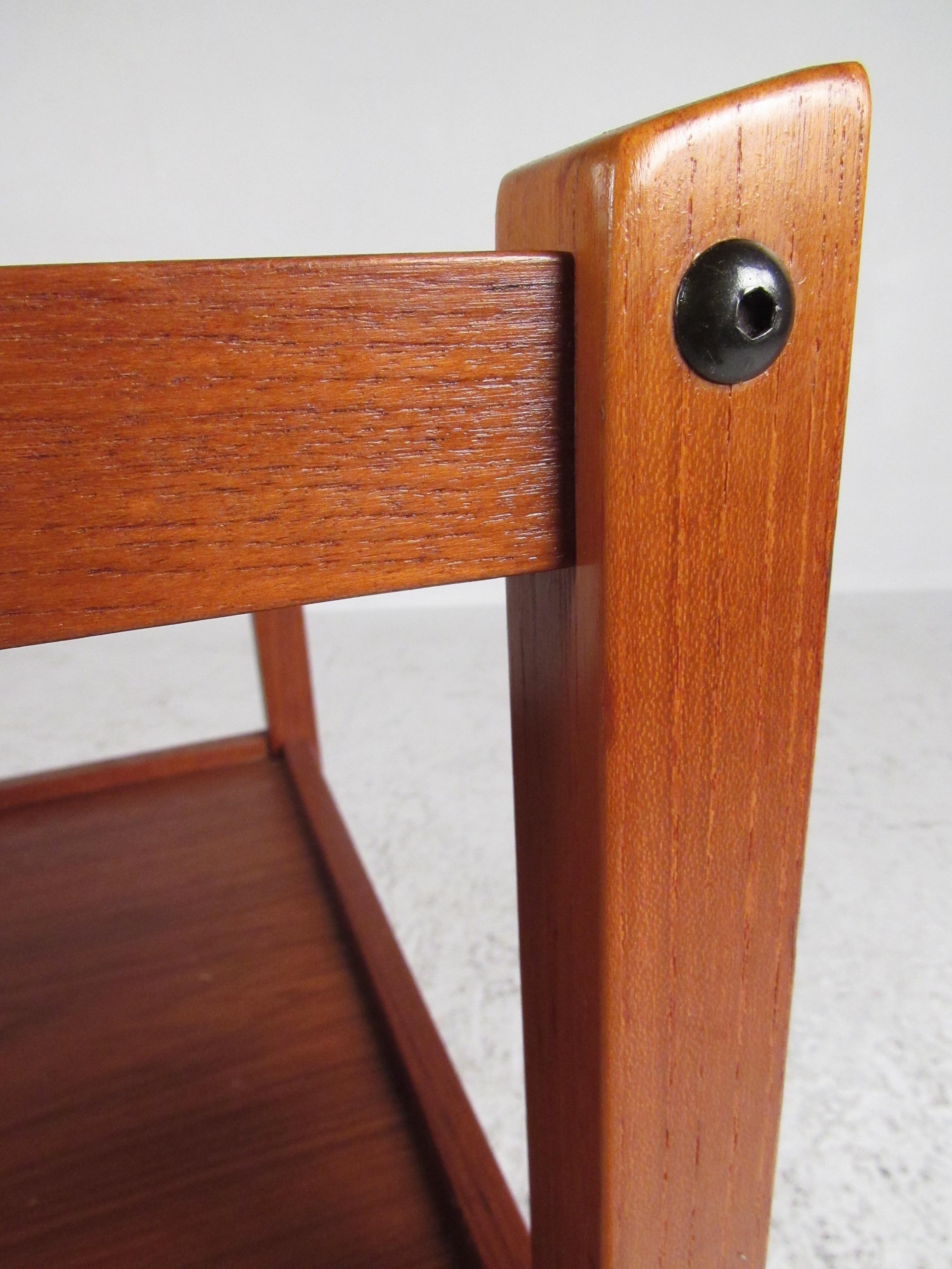 Mid-20th Century Scandinavian Modern Teak Bar Cart