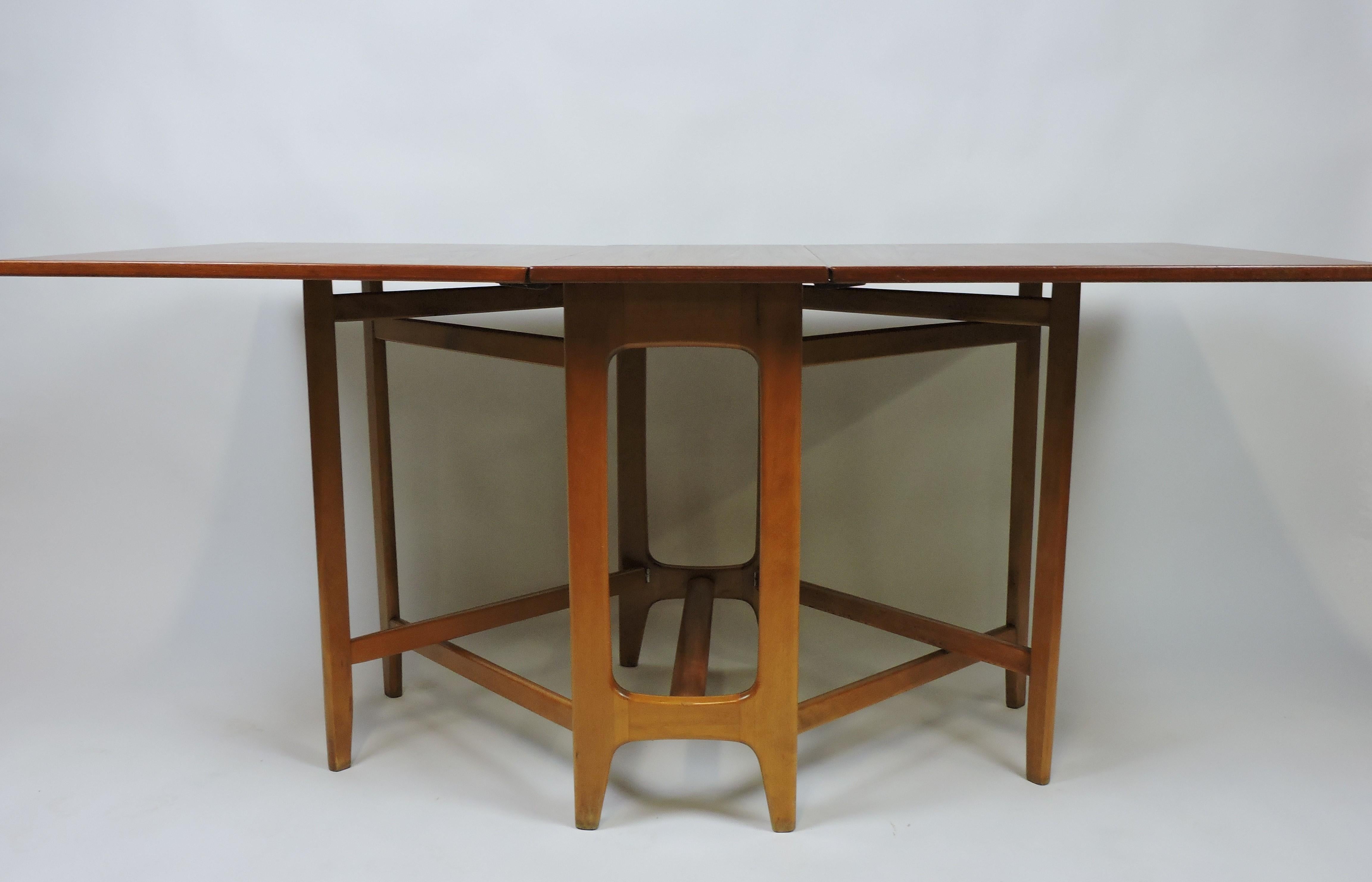origami drop leaf dining table
