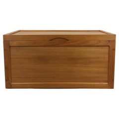 Scandinavian Modern Teak Blanket Trunk Chest