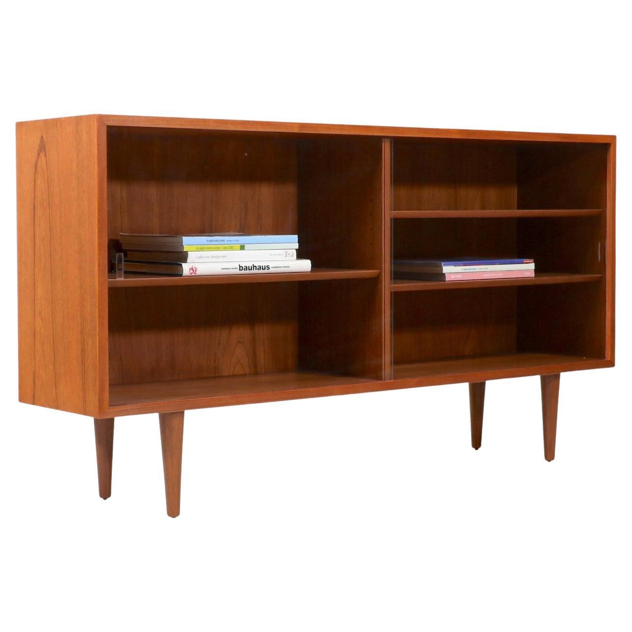 Scandinavian Modern Teak Bookcase by Carlo Jensen for Hundevad