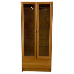 Scandinavian Modern Teak Bookcase Cabinet by Domino Mobler
