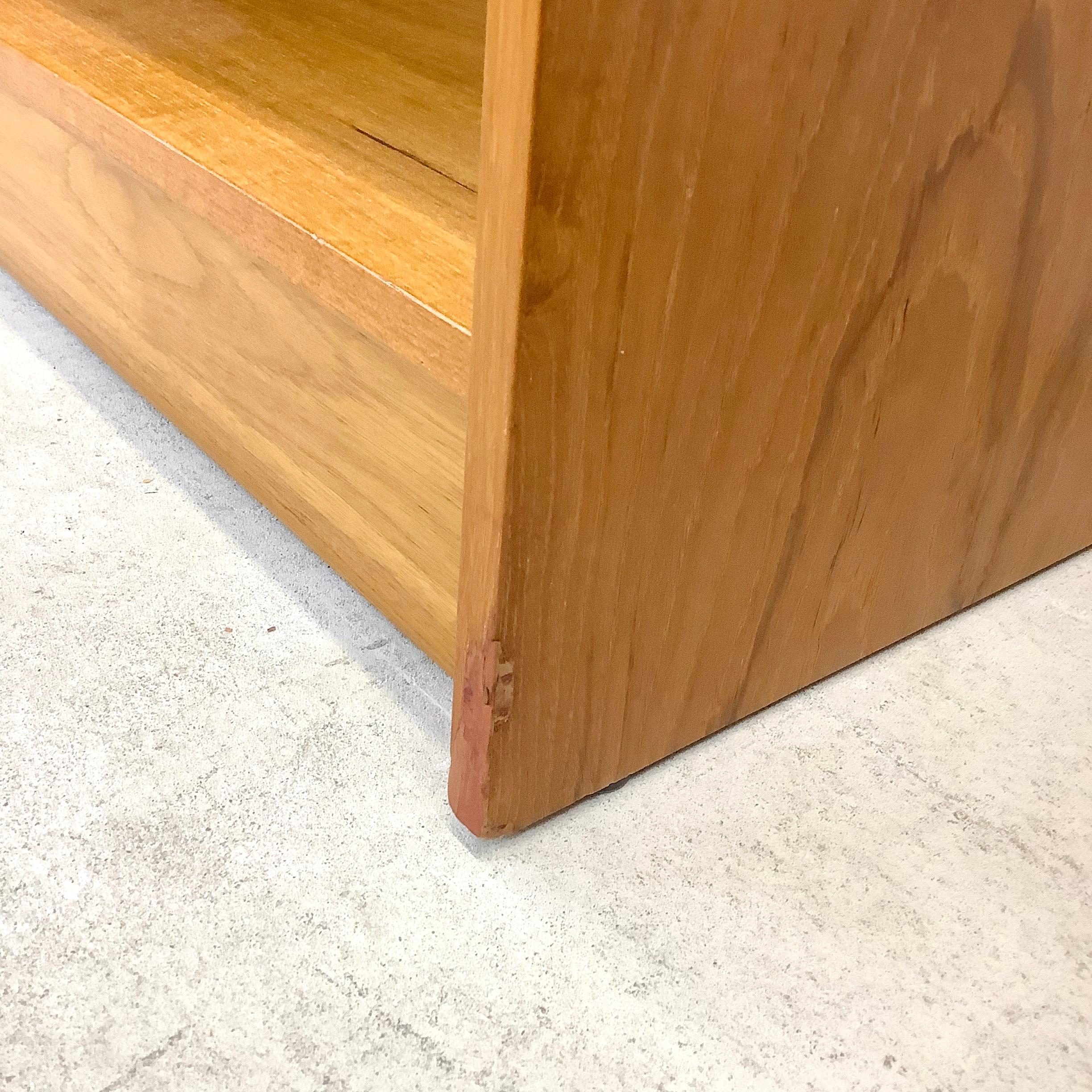 Scandinavian Modern Teak Bookcase With Drop Front Desk by Domino Møbler 11