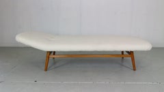 Scandinavian Modern Teak & Boucle Daybed, 1960's Denmark