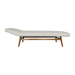 Scandinavian Modern Teak & Boucle Daybed, 1960's Denmark