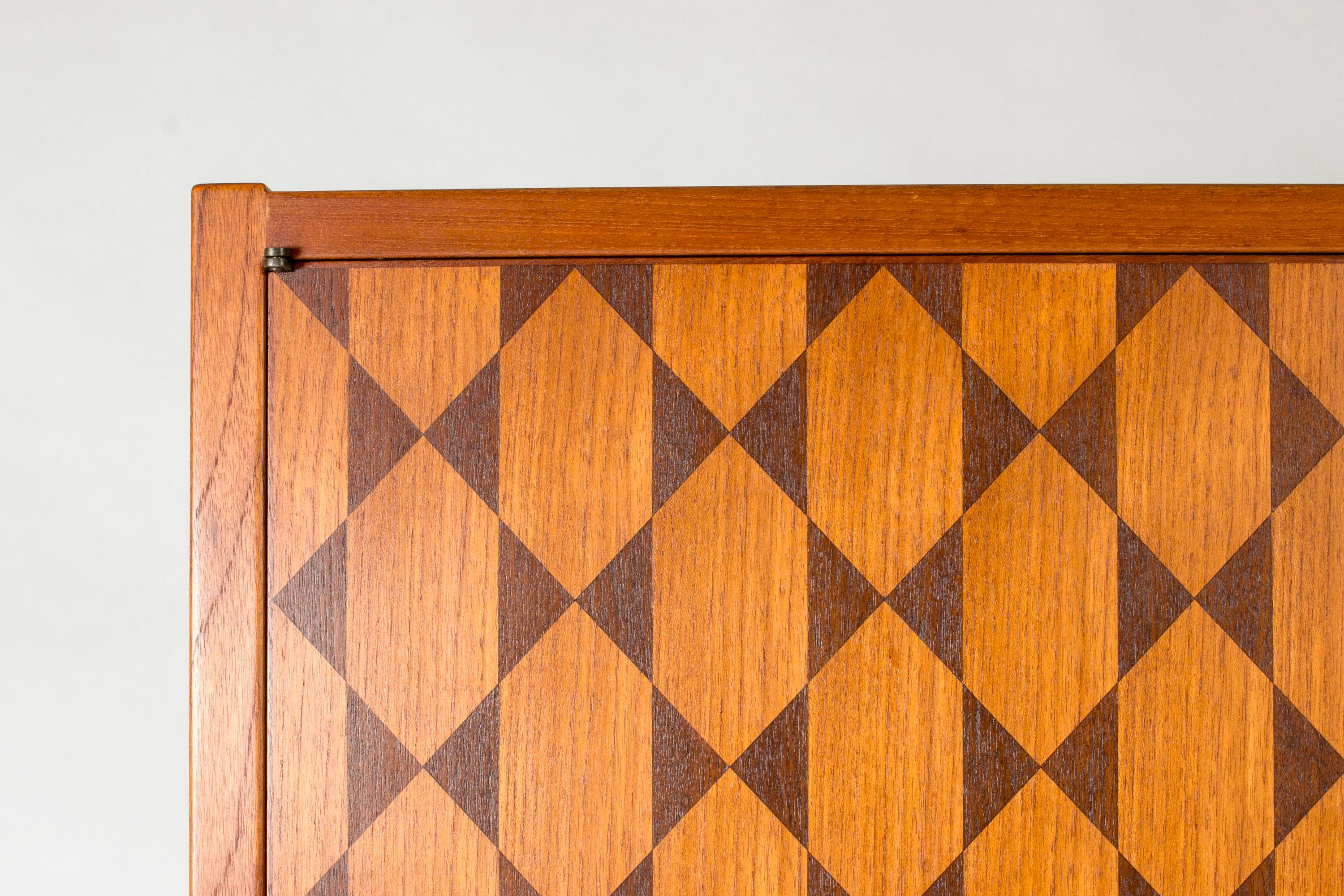 Swedish Scandinavian Modern Teak Cabinet by David Rosén, NK, Sweden, 1960s