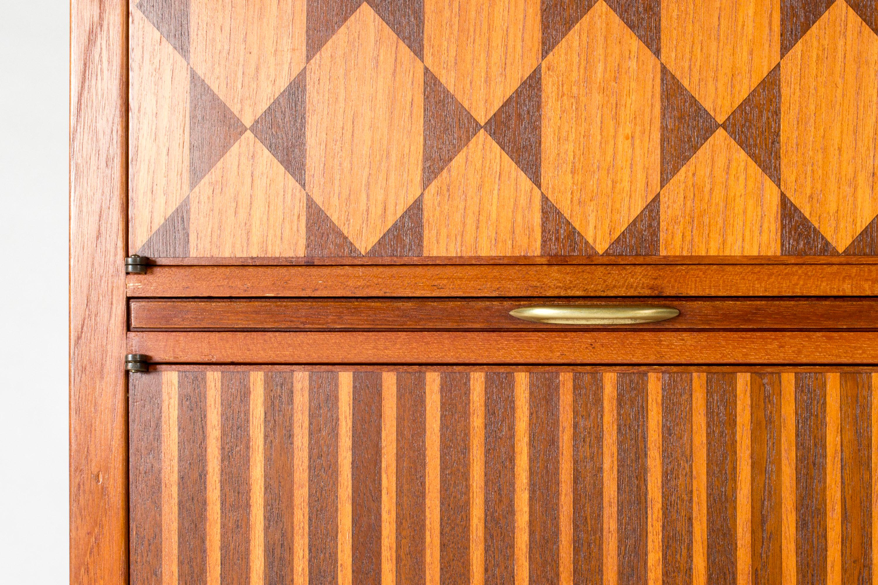 Scandinavian Modern Teak Cabinet by David Rosén, NK, Sweden, 1960s In Good Condition For Sale In Stockholm, SE