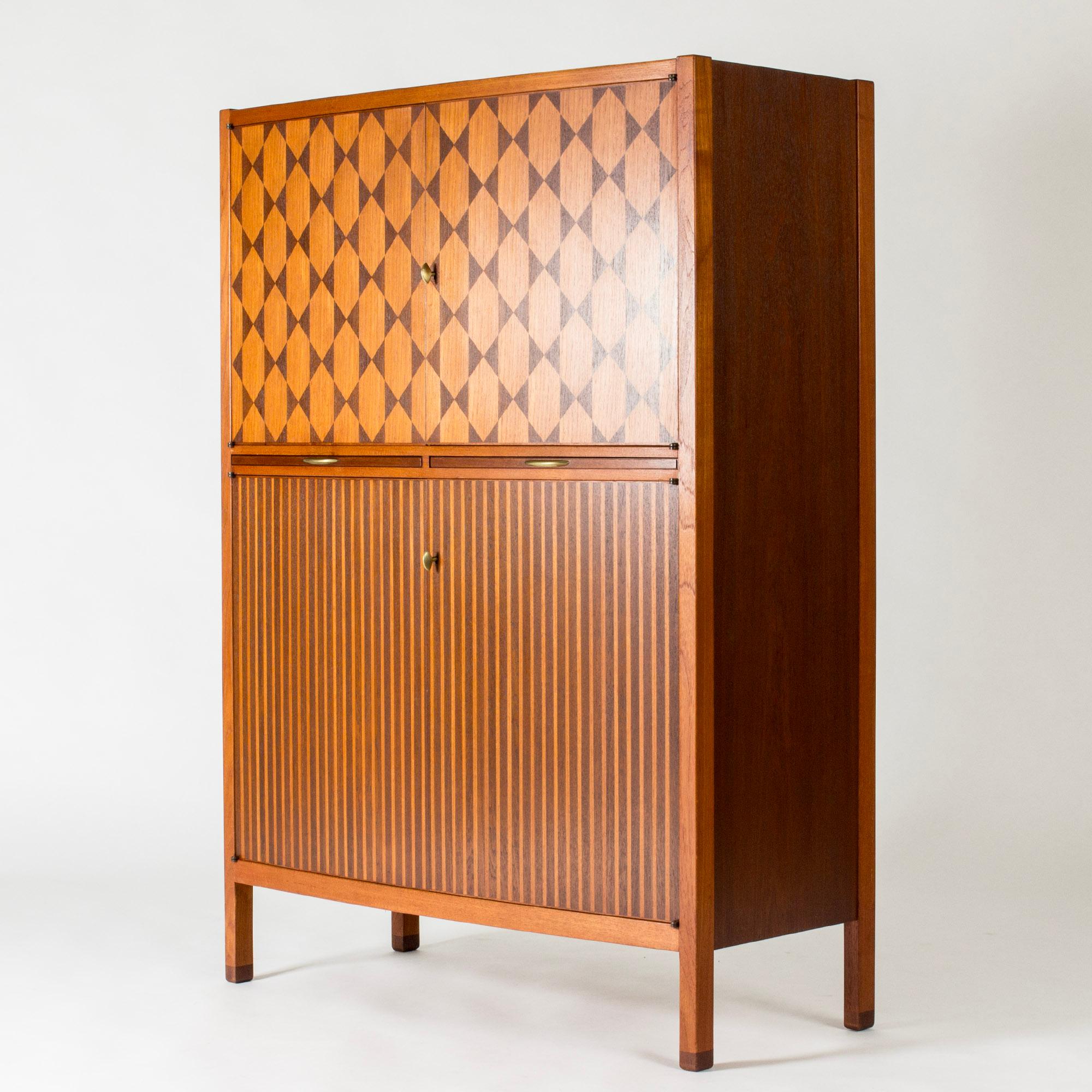 Mid-20th Century Scandinavian Modern Teak Cabinet by David Rosén, NK, Sweden, 1960s For Sale