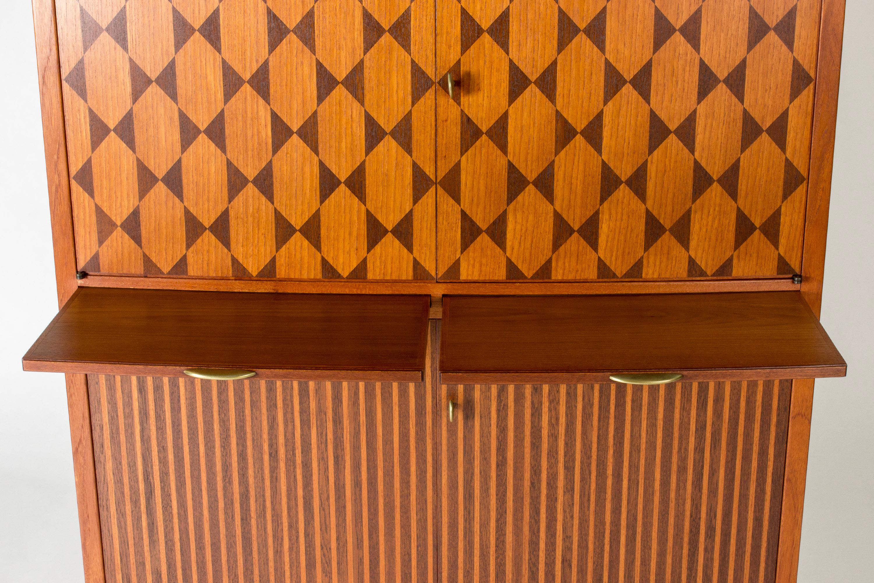 Scandinavian Modern Teak Cabinet by David Rosén, NK, Sweden, 1960s 1