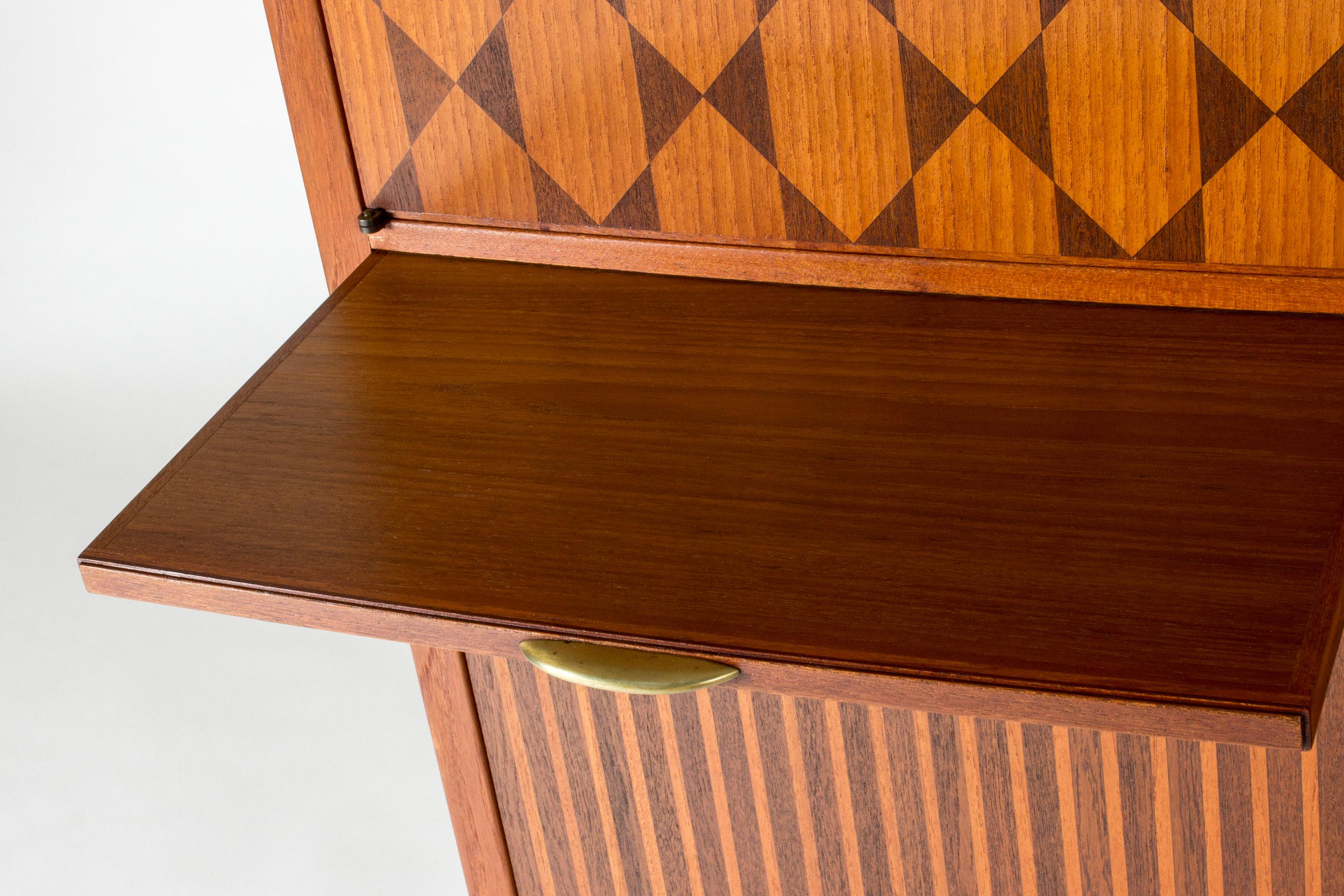 Scandinavian Modern Teak Cabinet by David Rosén, NK, Sweden, 1960s For Sale 2