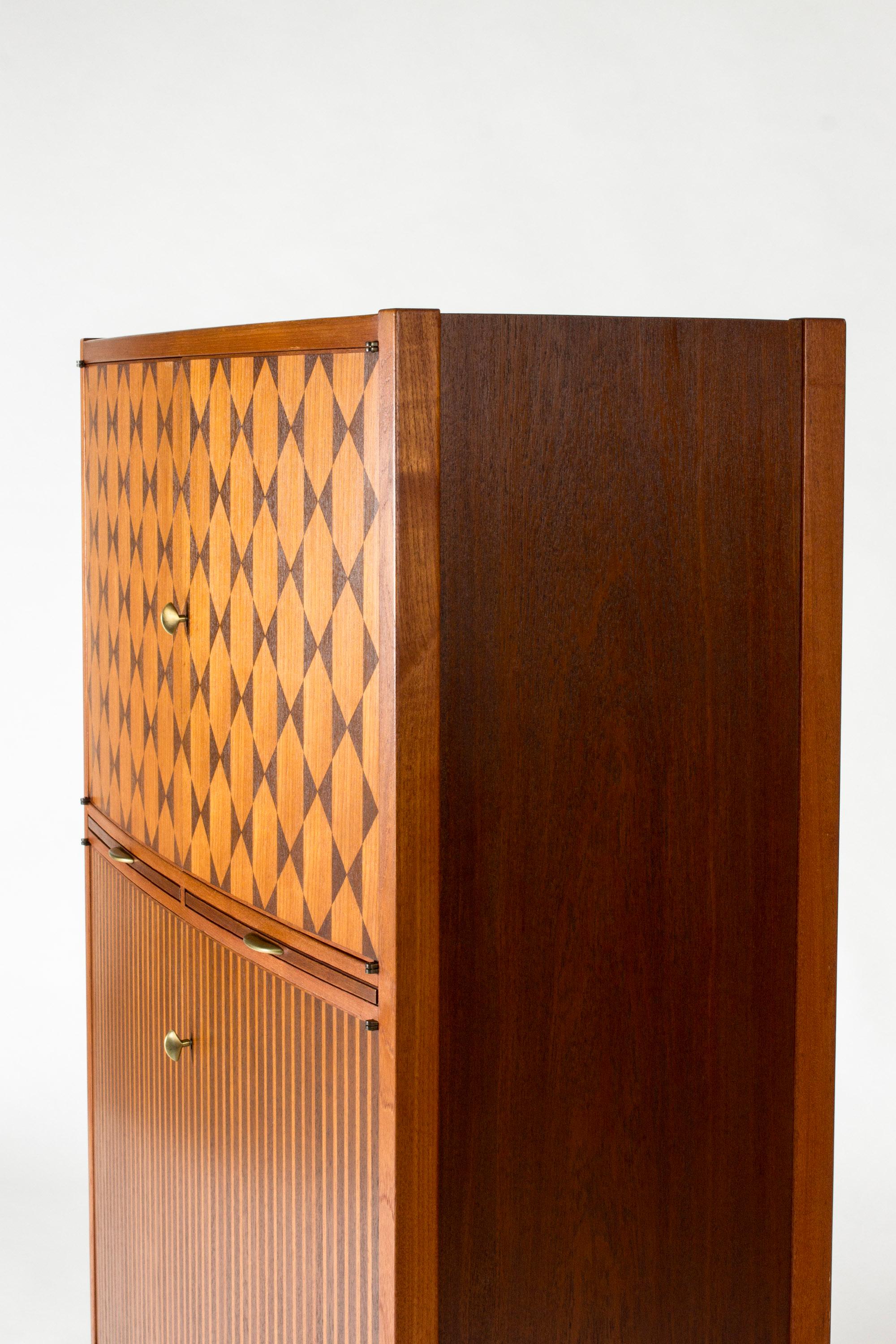 Scandinavian Modern Teak Cabinet by David Rosén, NK, Sweden, 1960s For Sale 3