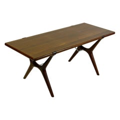 Tavolino moderno scandinavo in teak di Karl-Erik Ekselius per J.O.C. Vetlanda