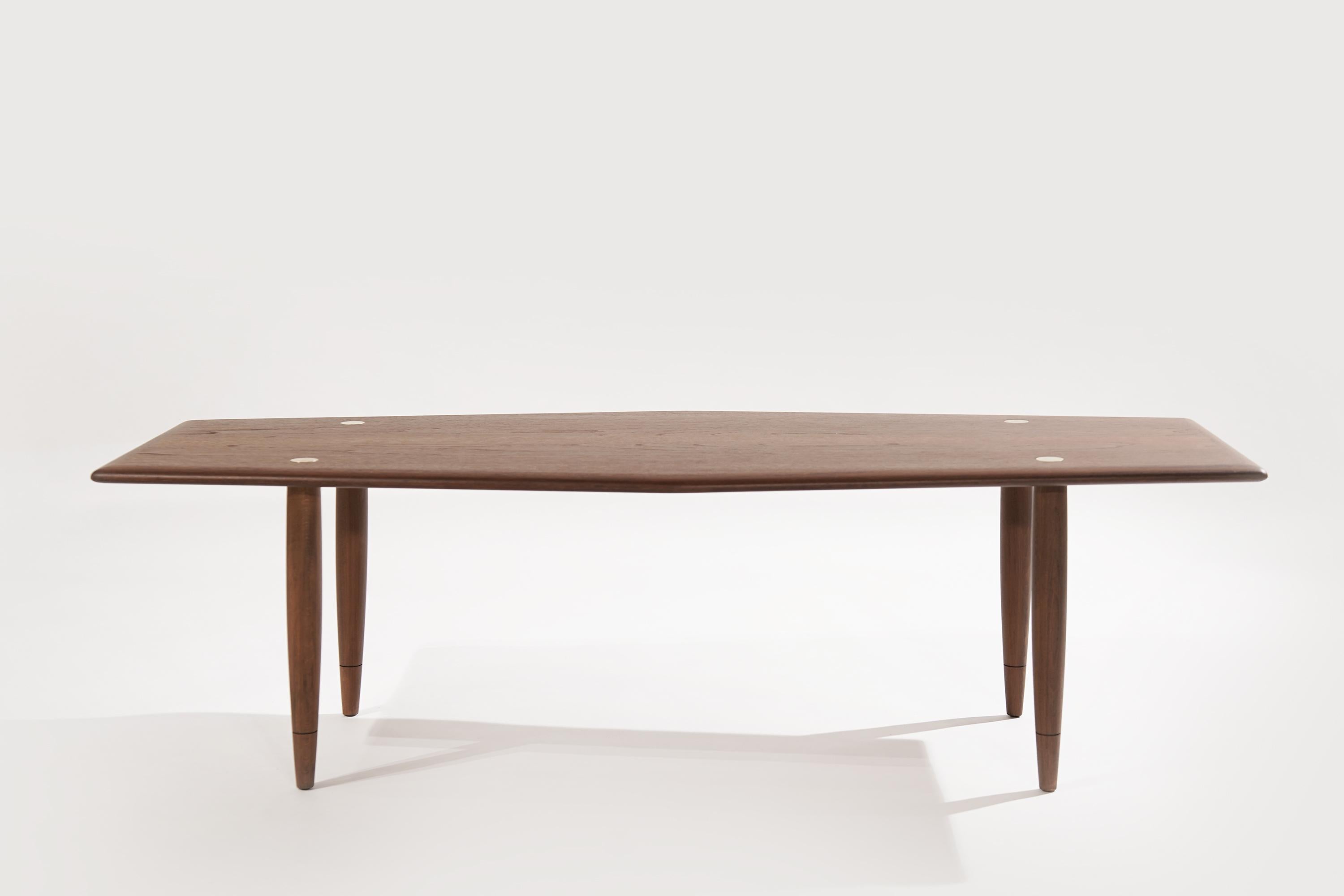 Scandinavian Modern Teak Coffee Table by Yngve Ekström for DUX, 1950s For Sale 3