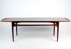 Scandinavian Modern Teak Coffee Table FD 503 by Kindt-Larsen for Daverkosen