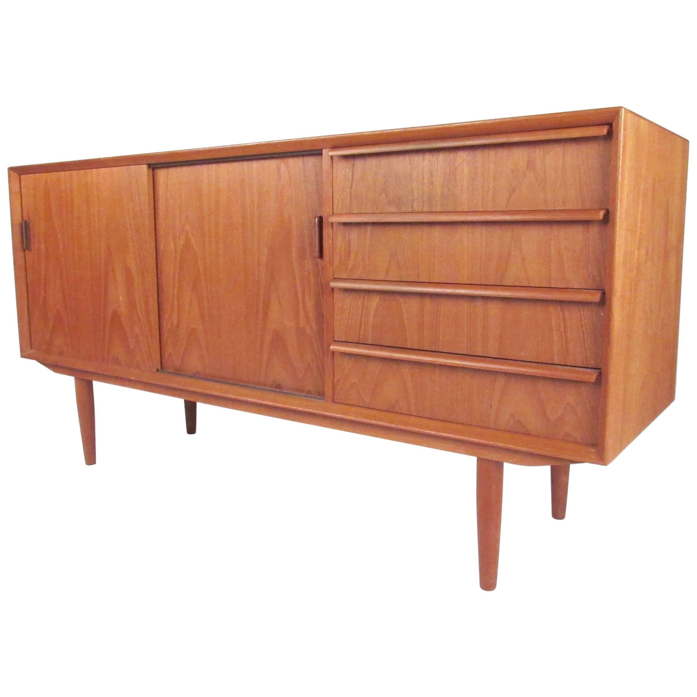 Scandinavian Modern Teak Credenza by Falster
