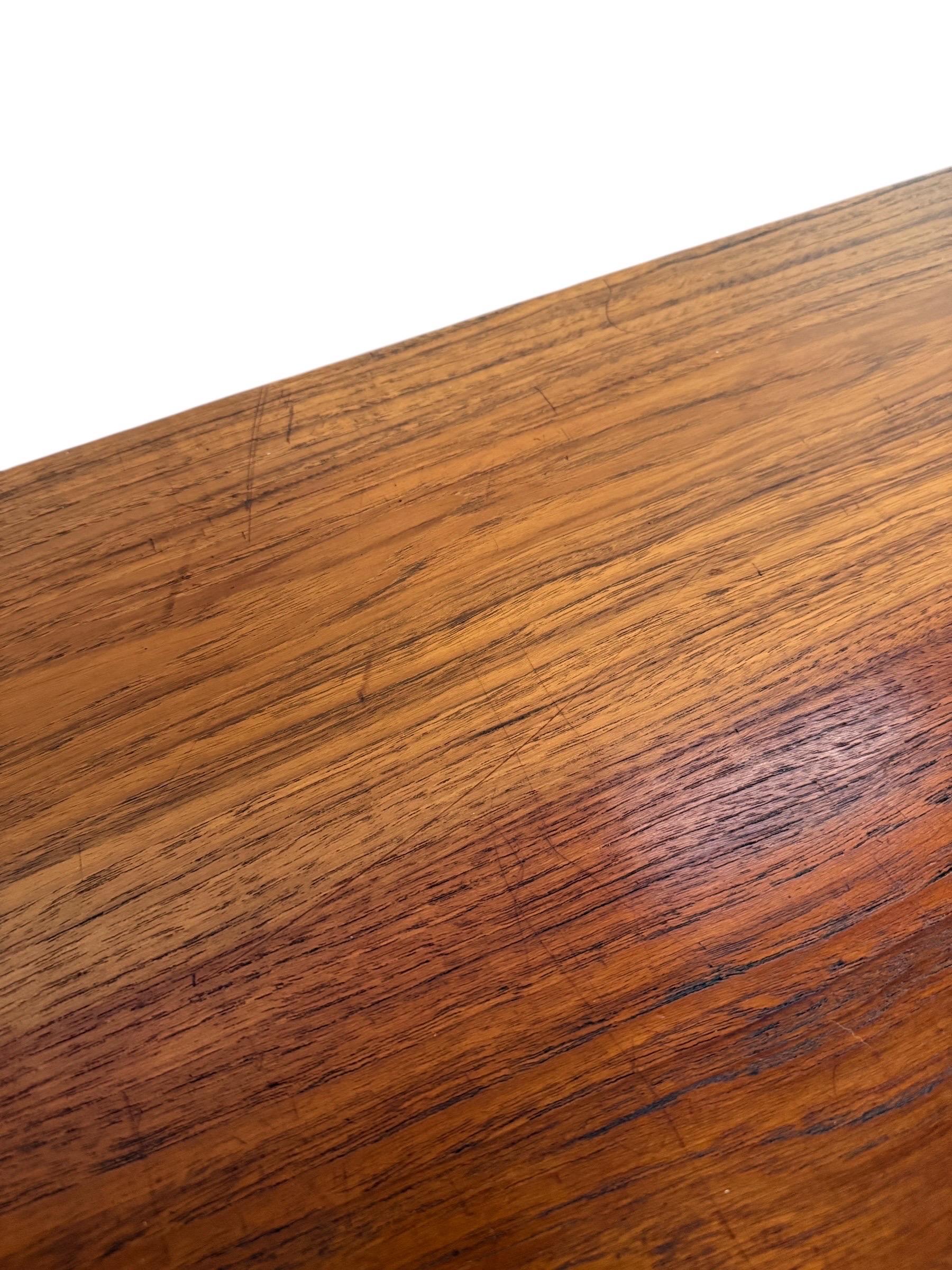 Scandinavian Modern Teak Credenza by Hans Hove & for Christian Linneberg Møbler In Good Condition For Sale In Brooklyn, NY