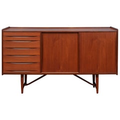 Scandinavian Modern Teak Credenza