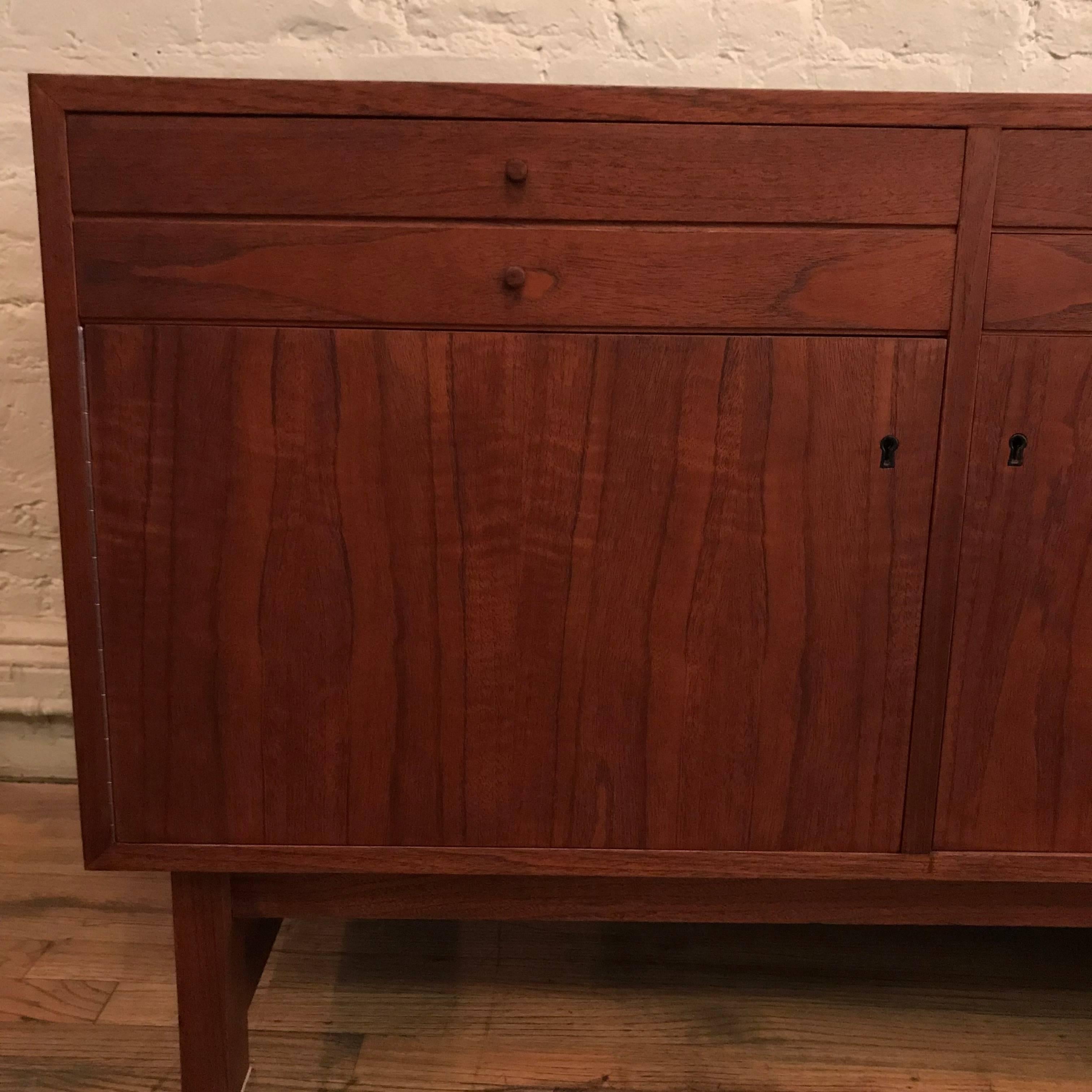 20th Century Scandinavian Modern Teak Credenza Made in Sweden