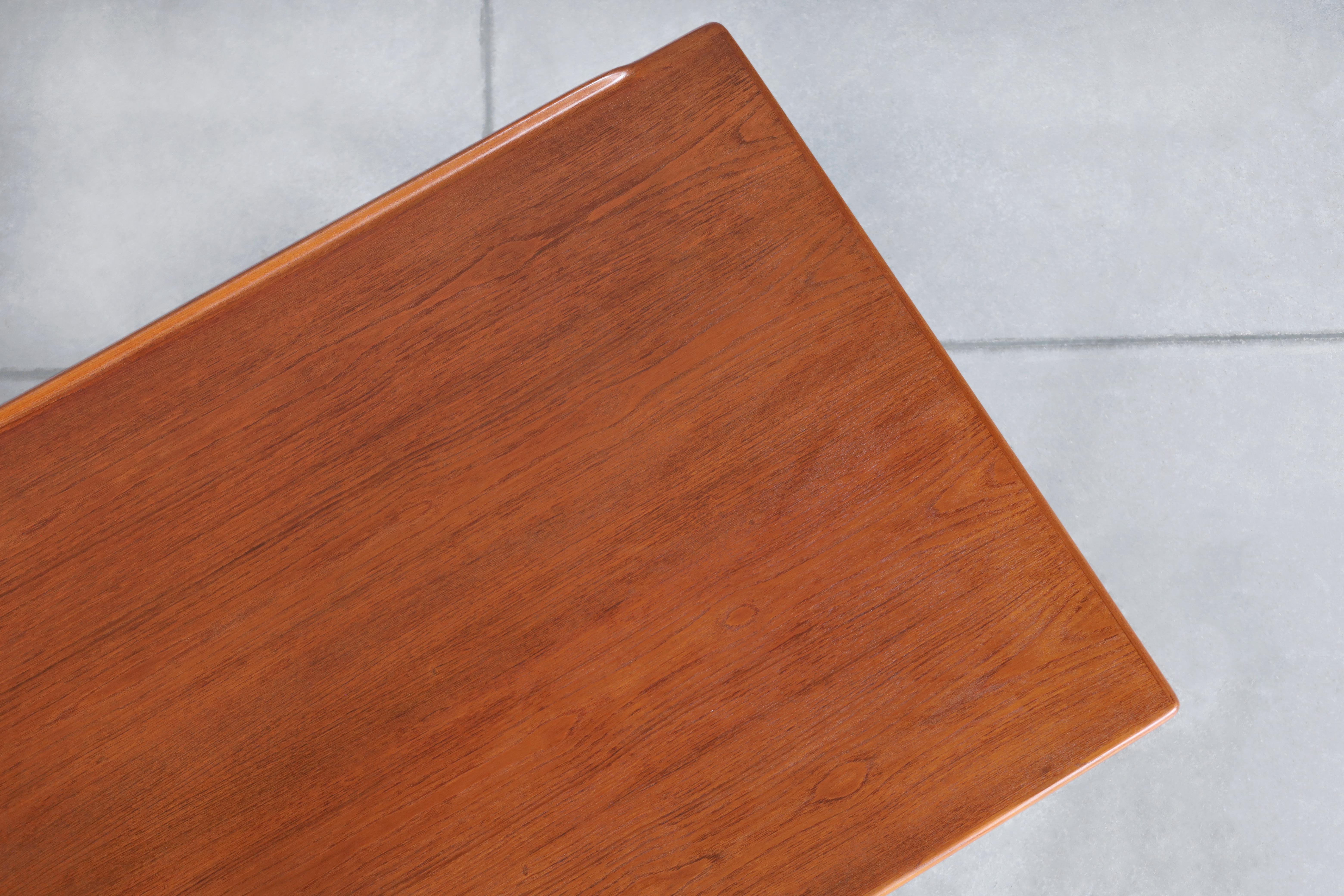 Scandinavian Modern Teak Desk by Goran Strand for Lelangs Møbelfabrik For Sale 8