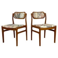 Scandinavian Modern Teak Dining Chairs- 4