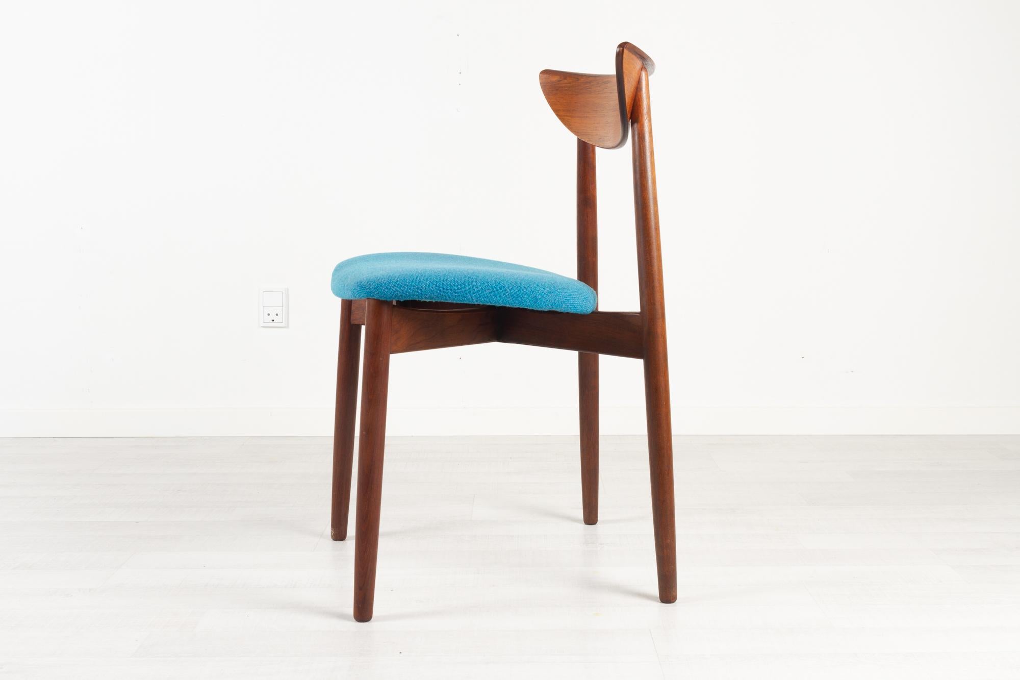 Scandinavian Modern Teak Dining Chairs by Harry Østergaard 1960s, Set of 6 6