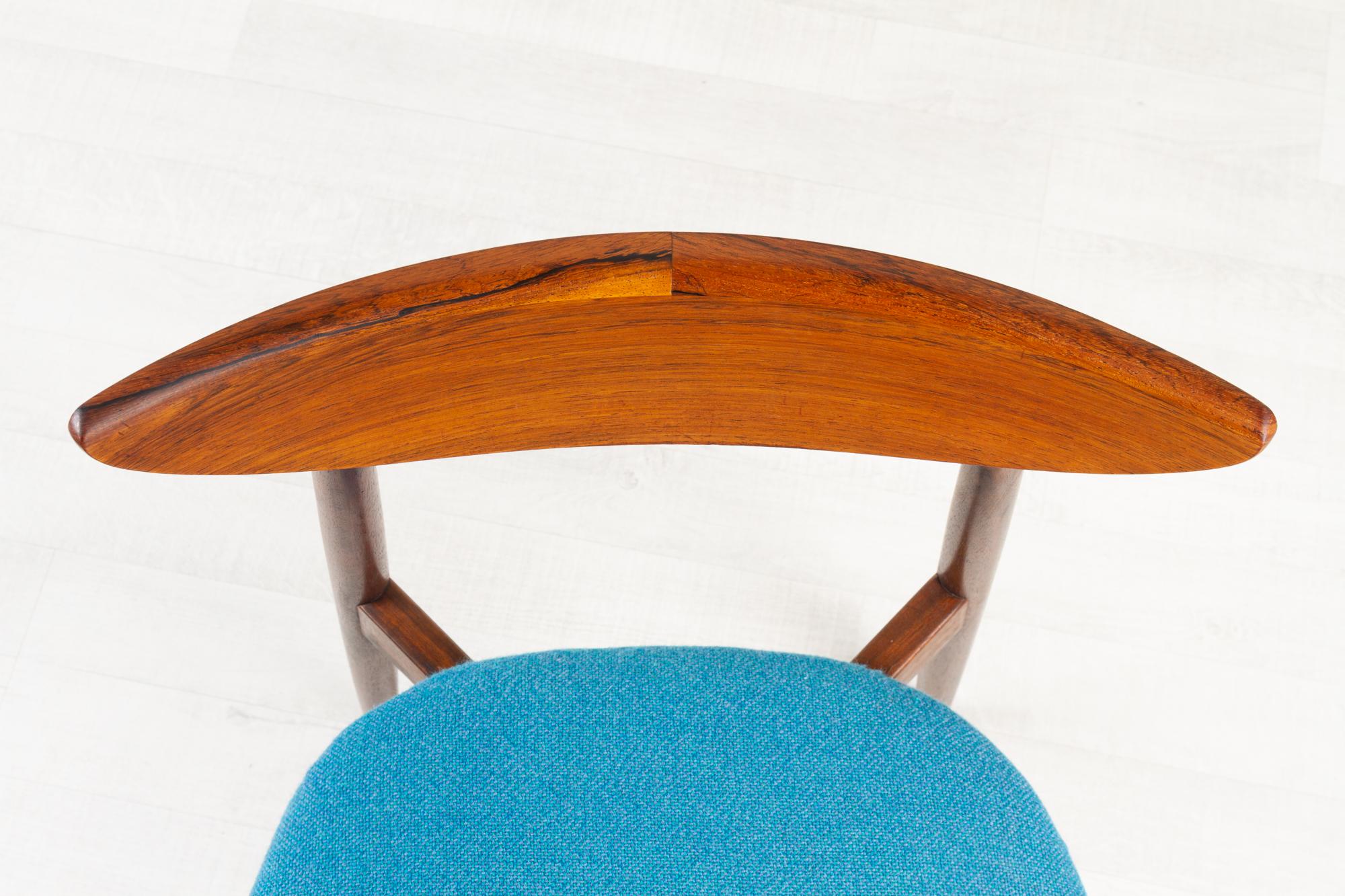 Scandinavian Modern Teak Dining Chairs by Harry Østergaard 1960s, Set of 6 9