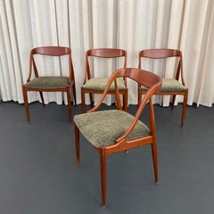 Scandinavian Modern Teak Dining Chairs By Johannes Andersen