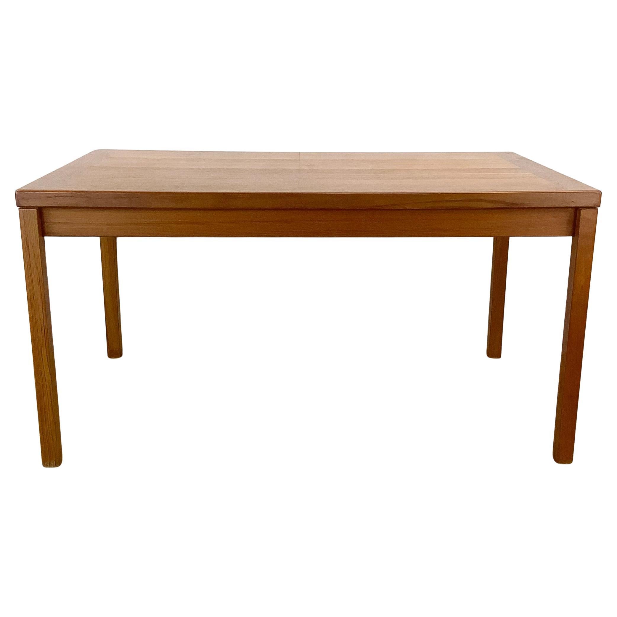 Scandinavian Modern Teak Dining Table For Sale