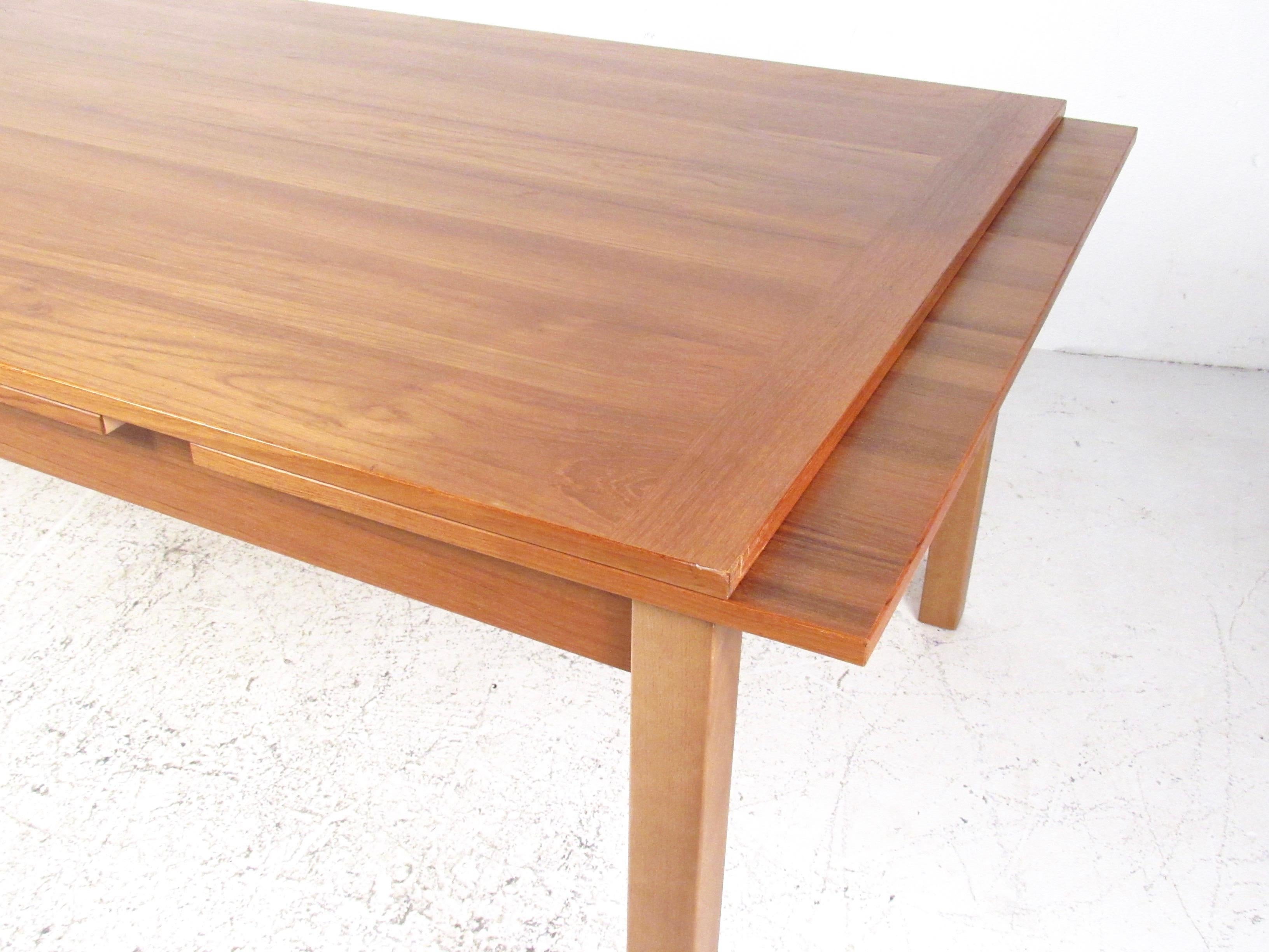 scandinavian teak dining table