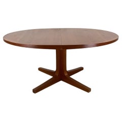 Scandinavian Modern Teak Dining Table With Two Leaves by Dyrlund