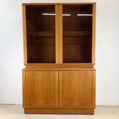Scandinavian Modern Teak Display Hutch by Nordic Furniture