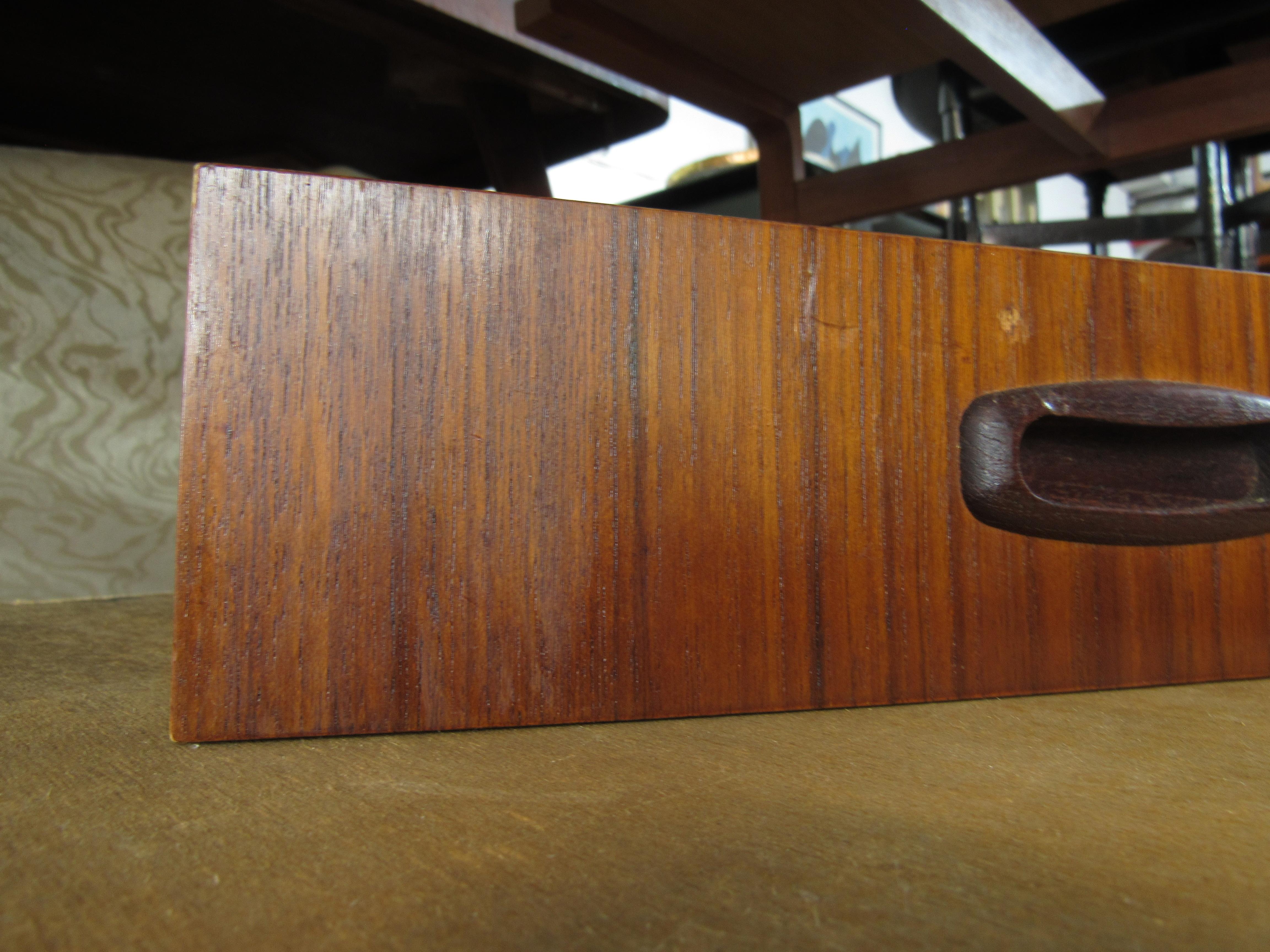 Danish Scandinavian Modern Teak Double-Sided Desk