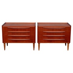 Scandinavian Modern Teak Dressers or Nightstands