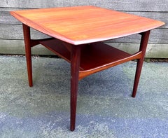 The Modern Scandinavian Teak End Table by Ganddal Mobelfabrikk, Norway, 1960's