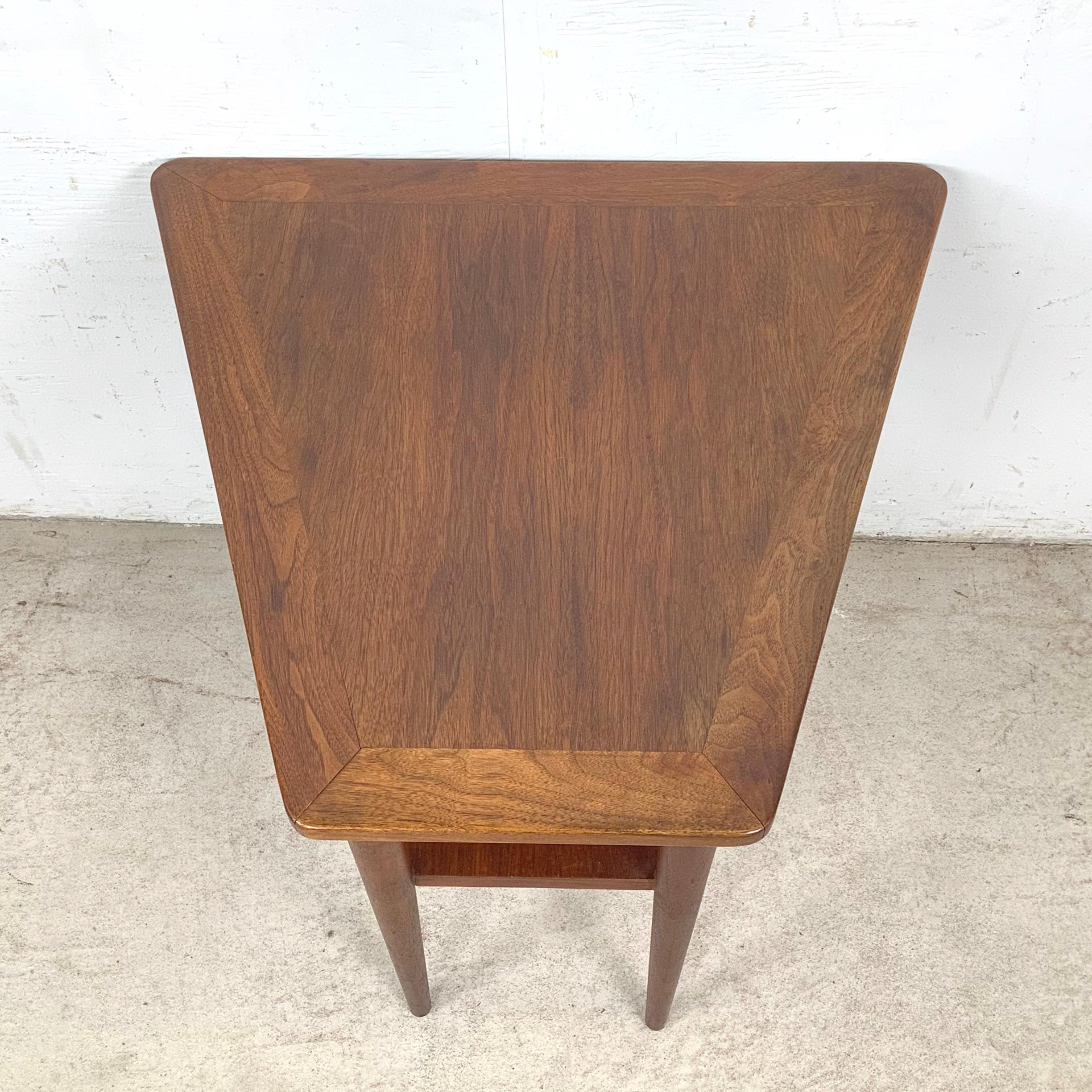Mesa auxiliar de teca moderna escandinava en venta 10