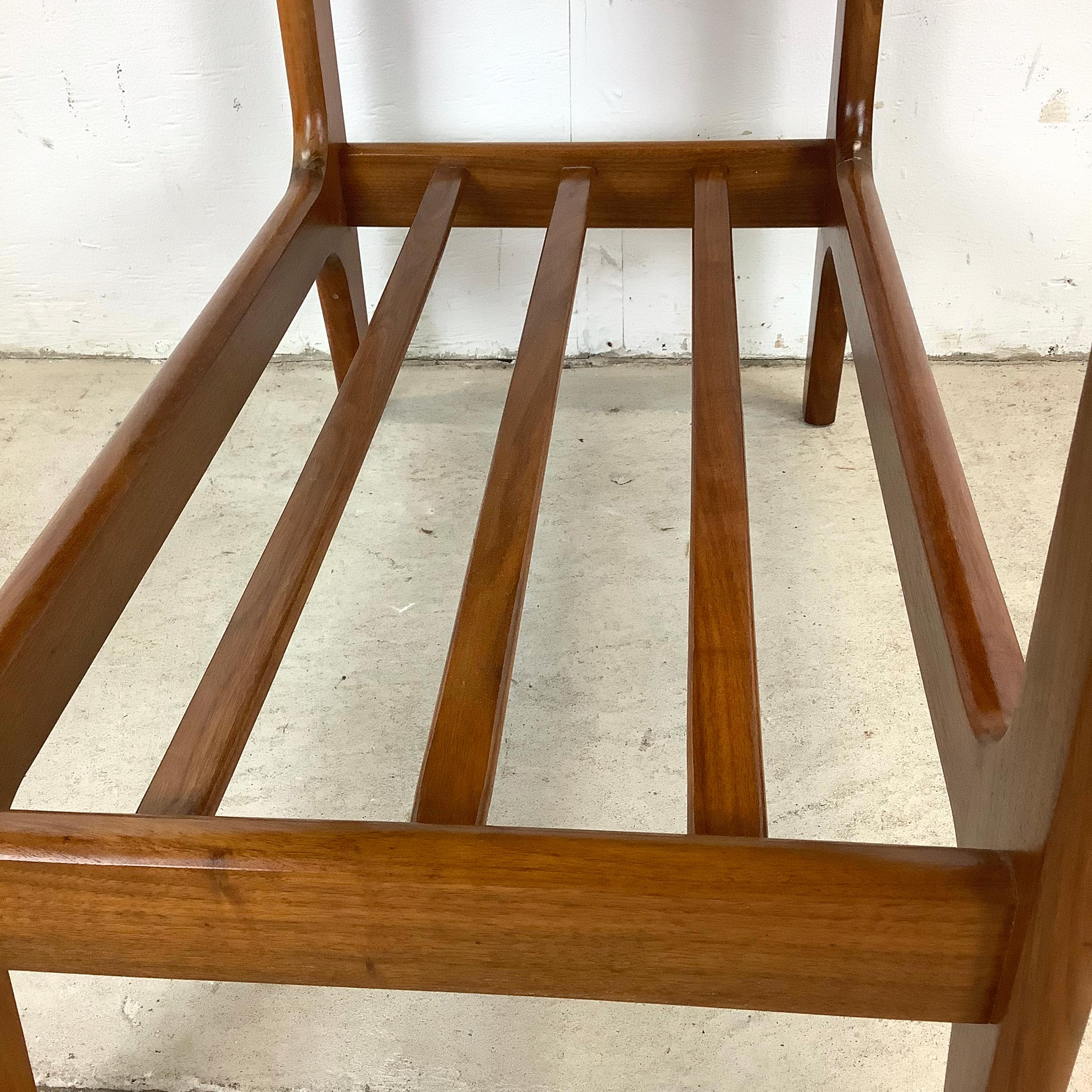 Scandinavian Modern Teak End Table With Slate Top For Sale 9