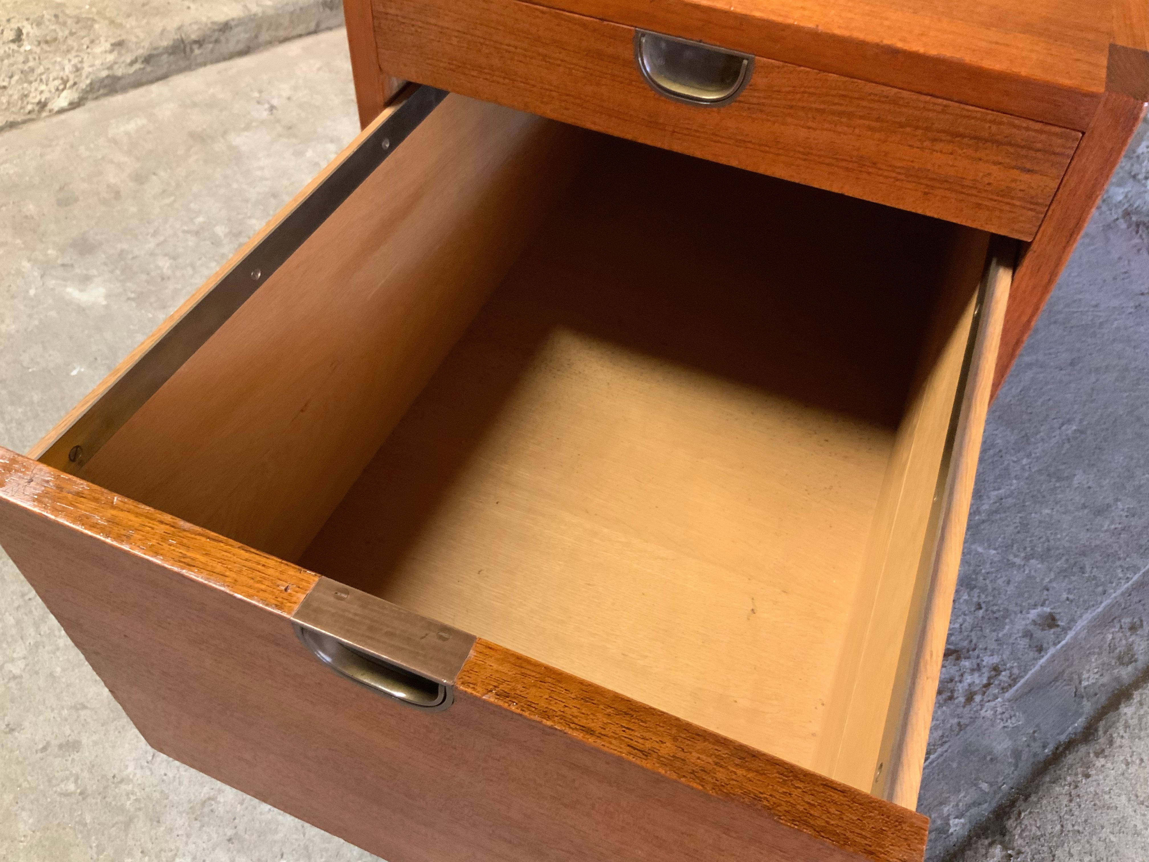 Scandinavian Modern Teak File Cabinet 4