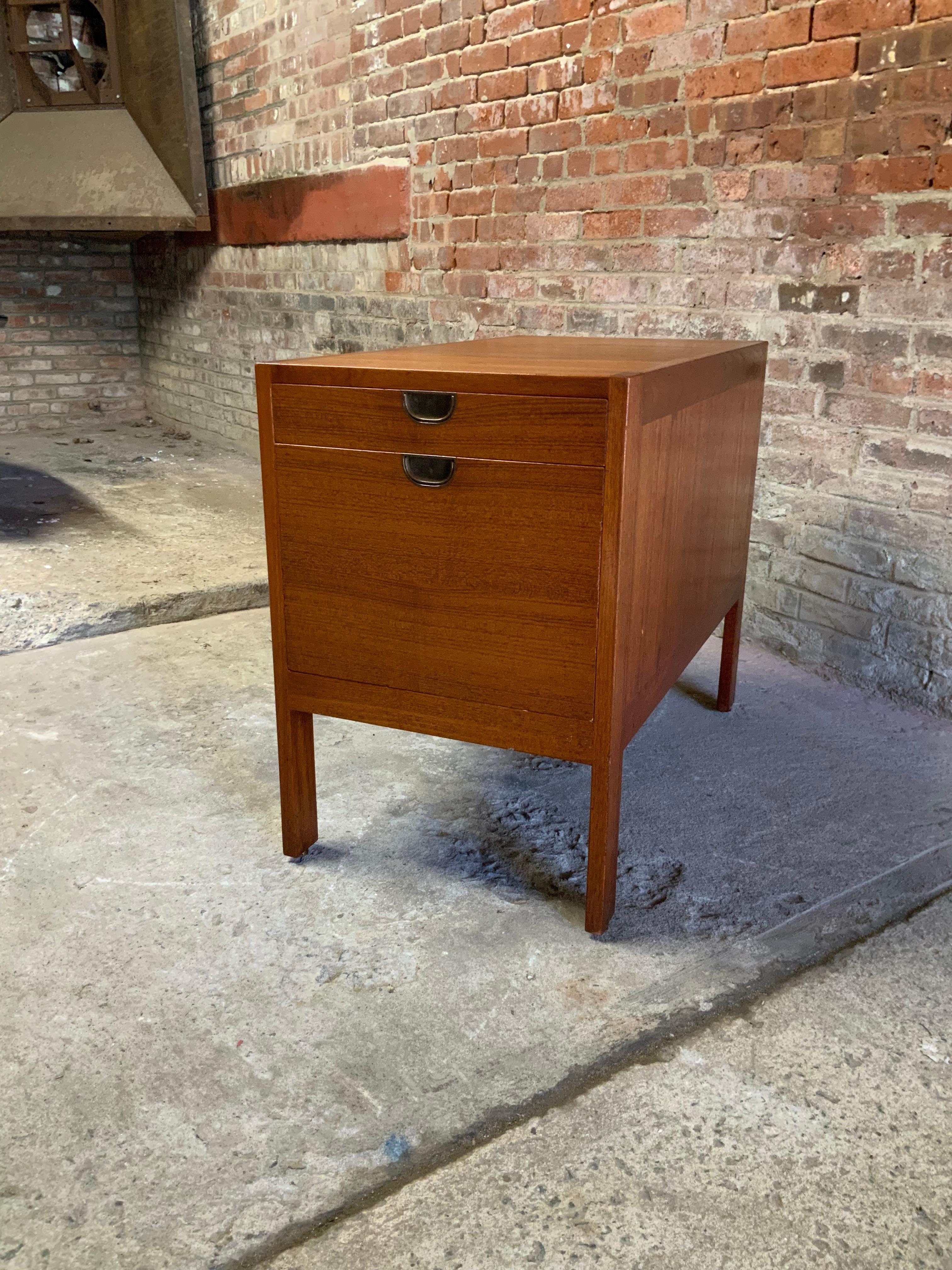 Danish Scandinavian Modern Teak File Cabinet