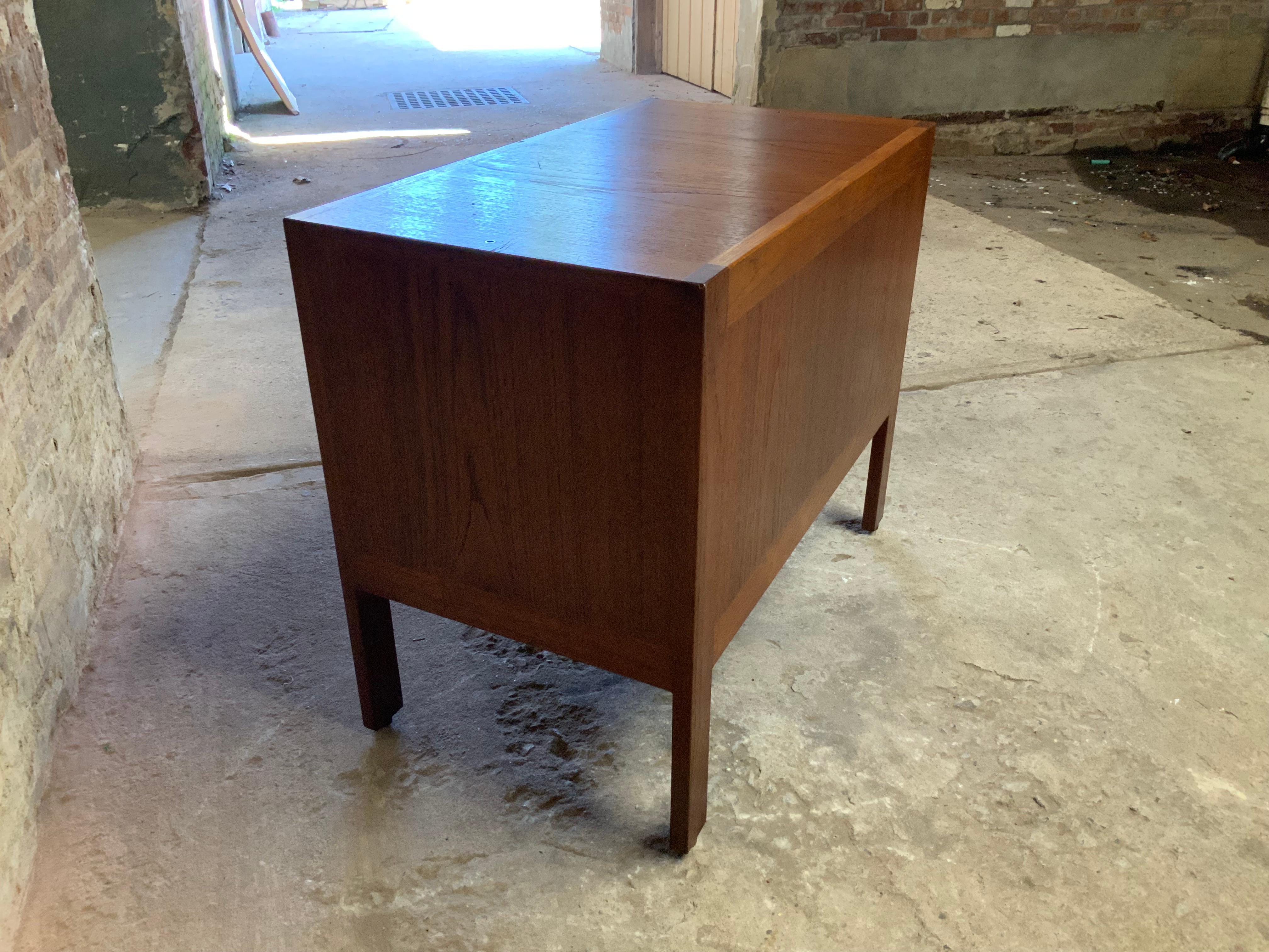 Scandinavian Modern Teak File Cabinet In Good Condition In Garnerville, NY