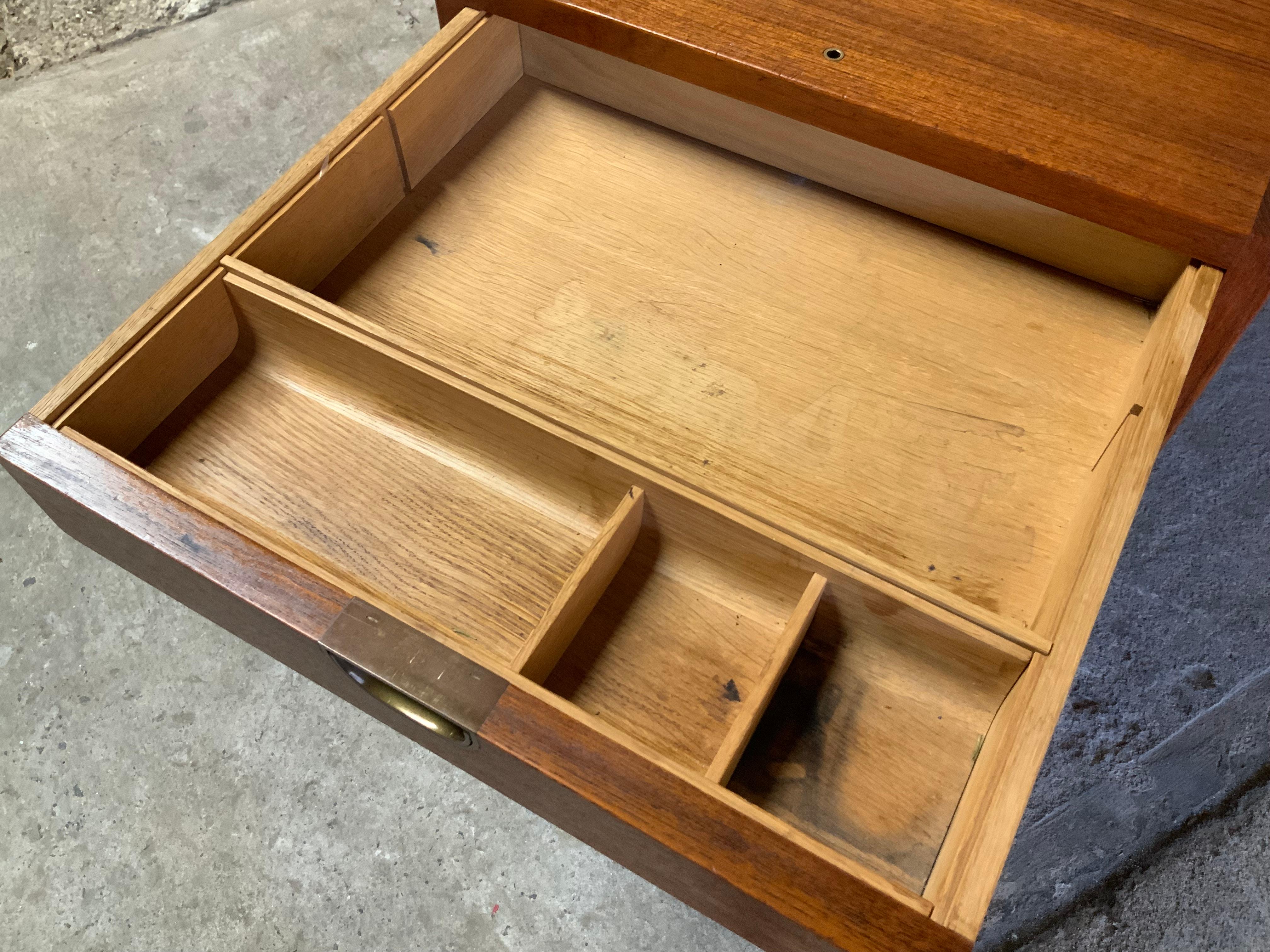 Scandinavian Modern Teak File Cabinet 3