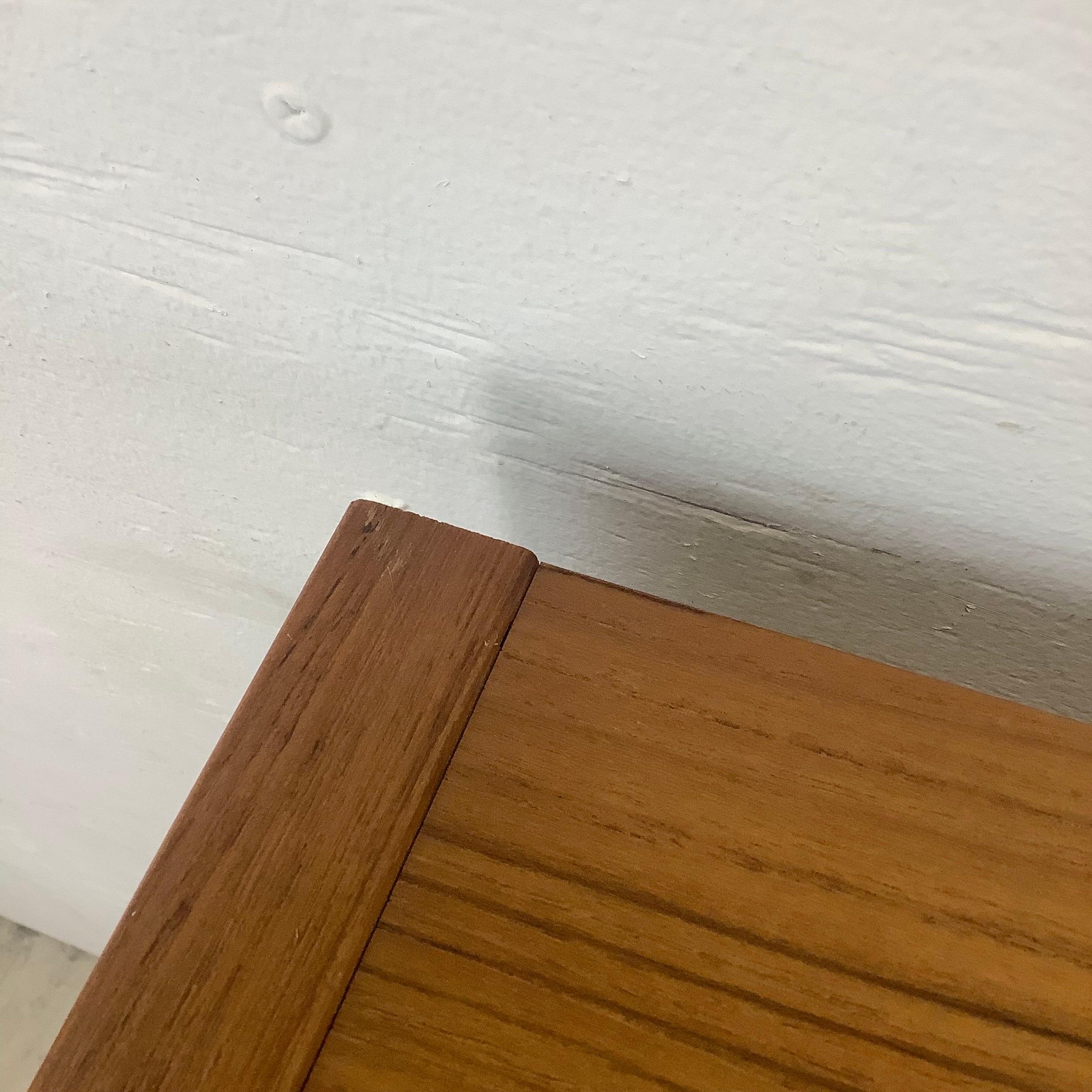 Scandinavian Modern Teak Five Drawer Highboy Dresser 4