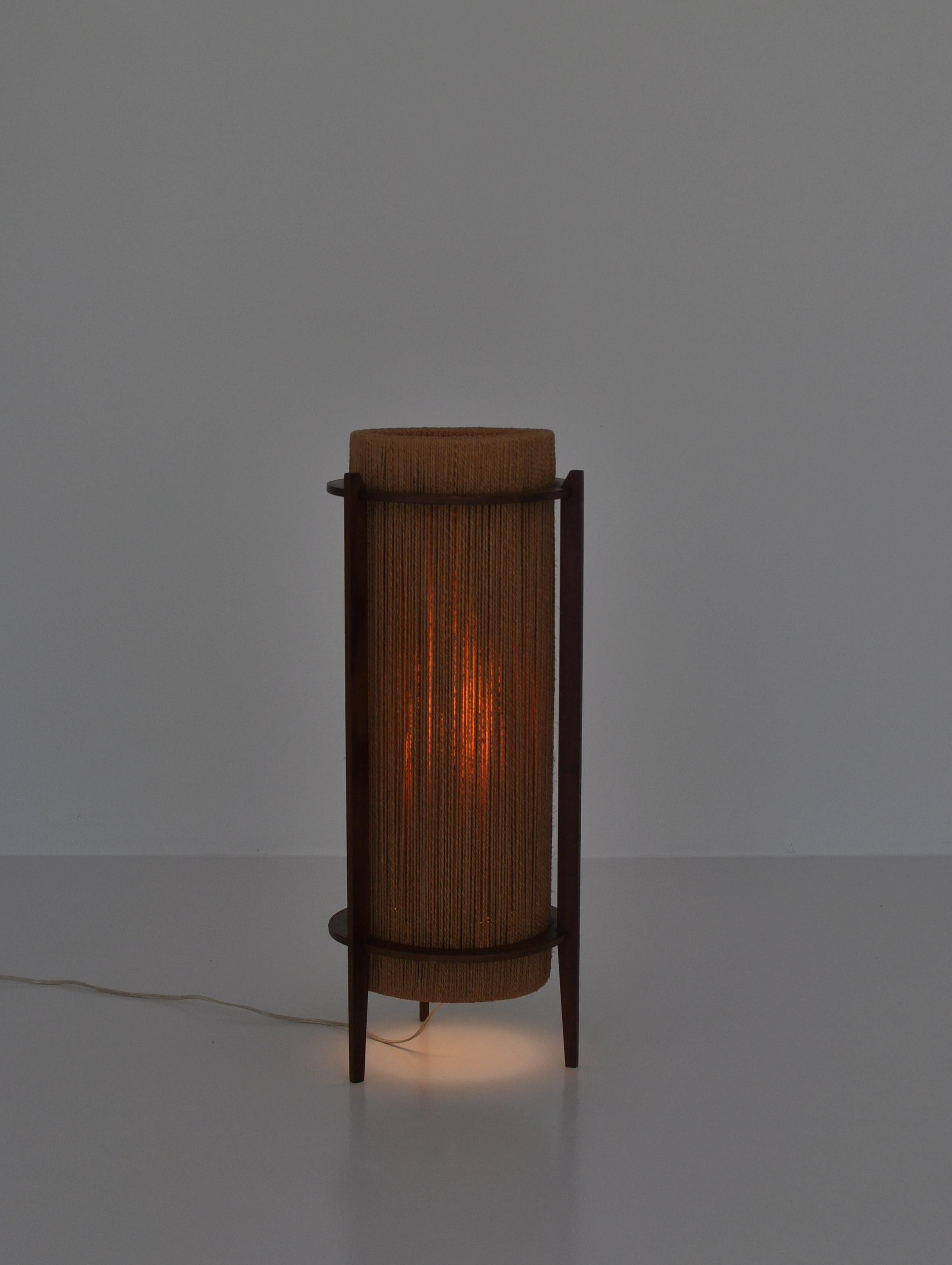 Mid-20th Century Scandinavian Modern Teak Floor Lamp by Ib Fabiansen for Fog & Mørup, 1960s