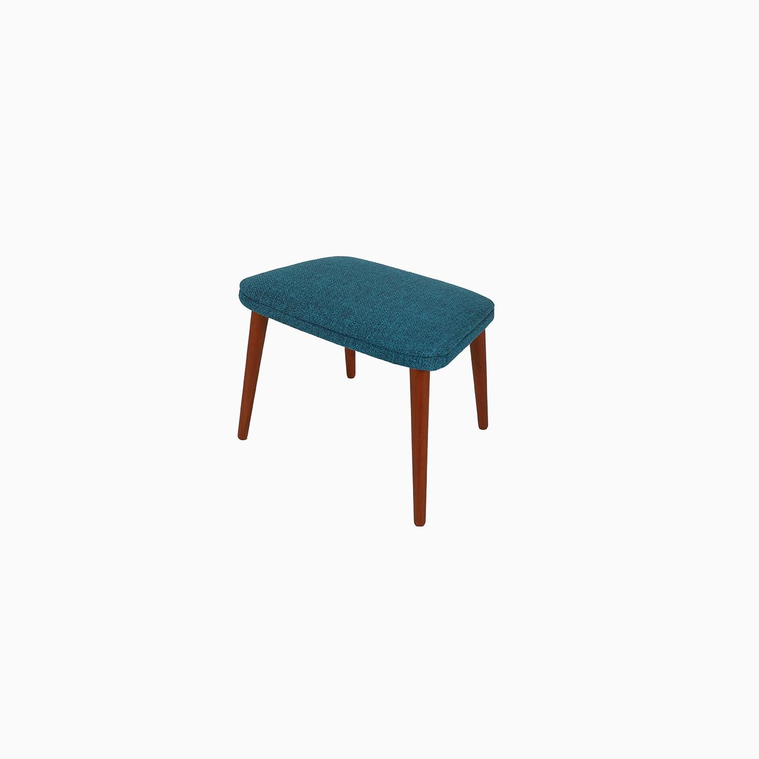 Scandinavian Modern Scandinavian modern teak footstool by SL Mobler For Sale
