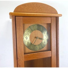 Scandinavian Modern Teak Longcase Clock