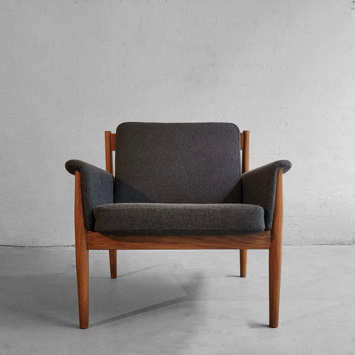 Scandinavian Modern Teak Lounge Chair By Grete Jalk For Sale 2