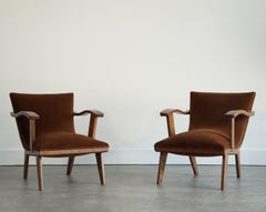 Scandinavian Modern Teak Lounge Chairs, Denmark, C. 1960s