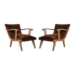 Scandinavian Modern Teak Lounge Chairs, Denmark, C. 1960s