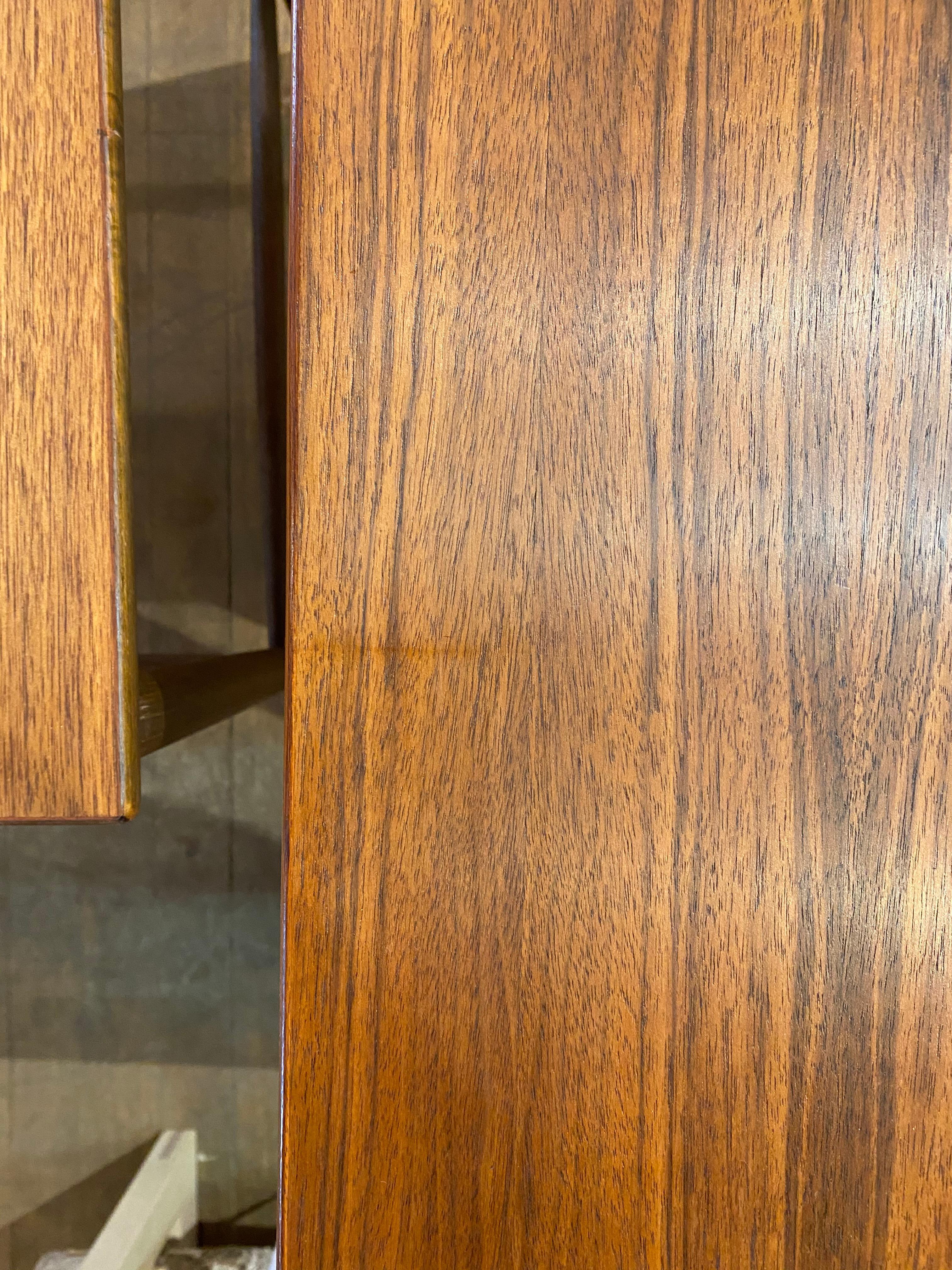 Scandinavian Modern Teak Nesting Table Set 5
