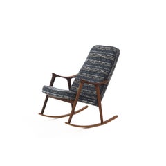 Scandinavian Modern Teak Rocking Chair by Ingmar Relling