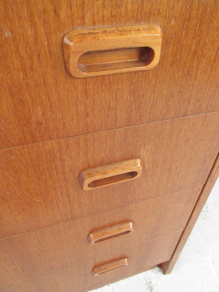 Scandinavian Modern Teak Roll Top Desk For Sale At 1stdibs