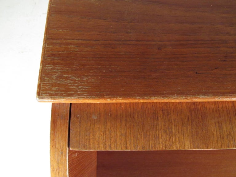 Scandinavian Modern Teak Roll Top Desk For Sale At 1stdibs